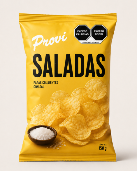 Papas con sal Provi